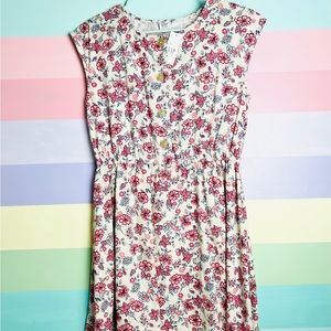 Gap, girls floral / paisley print dress, sleeveless, XL